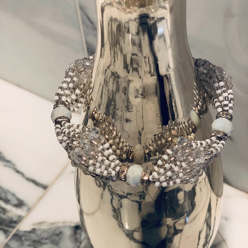 Glass Beaded Bracelet - Handmade for a Cause